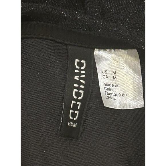 H & M Divided Black Glitter Romper size M - Picture 3 of 3